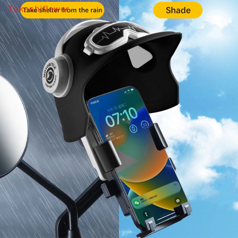 Giá Đỡ Điện Thoại Gắn Xe Đạp / Mũ Bảo Hiểm Chống Thấm Nước Tiện Dụng