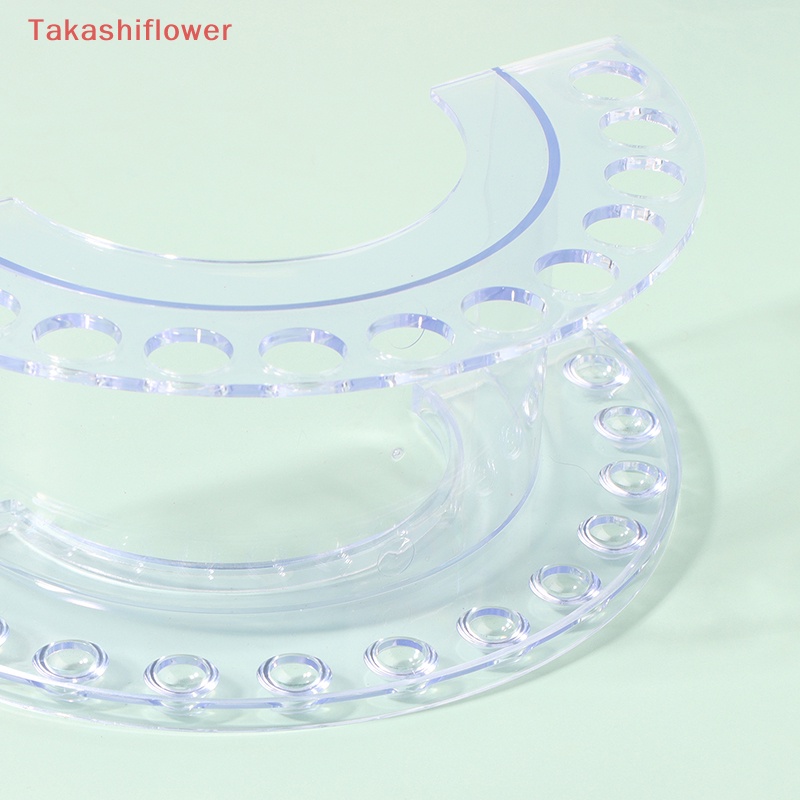 Giá Đỡ Cọ Trang Điểm Lông Mày / Môi Bằng Acrylic Tiện Dụng