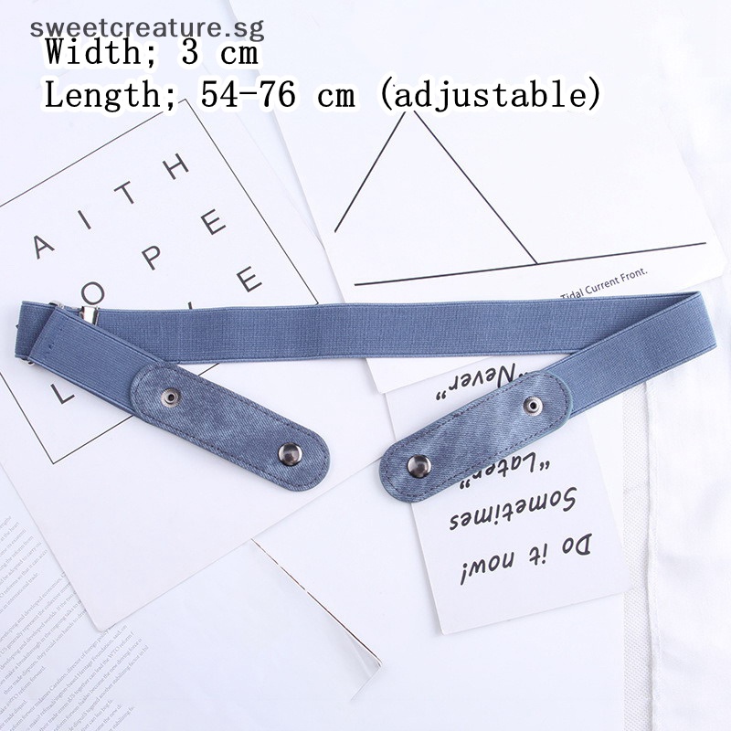 Thắt Lưng Co Giãn Không Có Khóa Cài Dễ Dàng Cài Đặt Cho Thắt Lưng Quần Jean