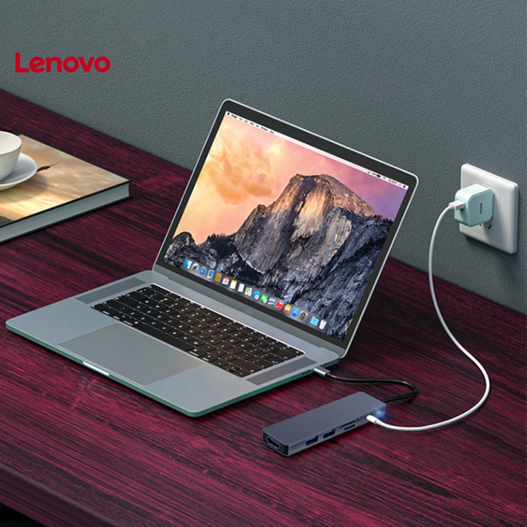 Cáp Chuyển Đổi Cổng Type-C Sang HDMI 6 Trong 1 Hình Hoa Hướng Dương Cho Máy Chiếu