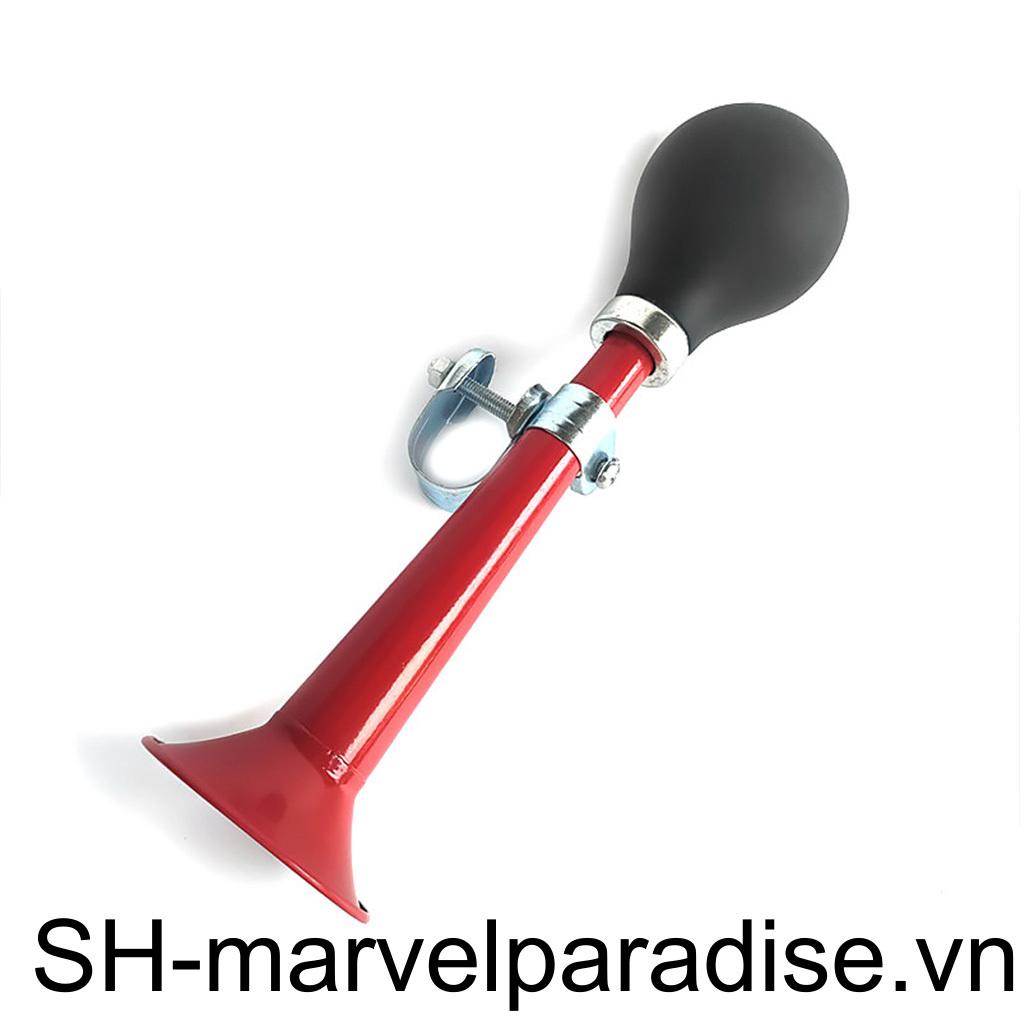 Còi Thổi Khí Bằng Silicone Mạ Điện Gắn Tay Lái Xe Đạp