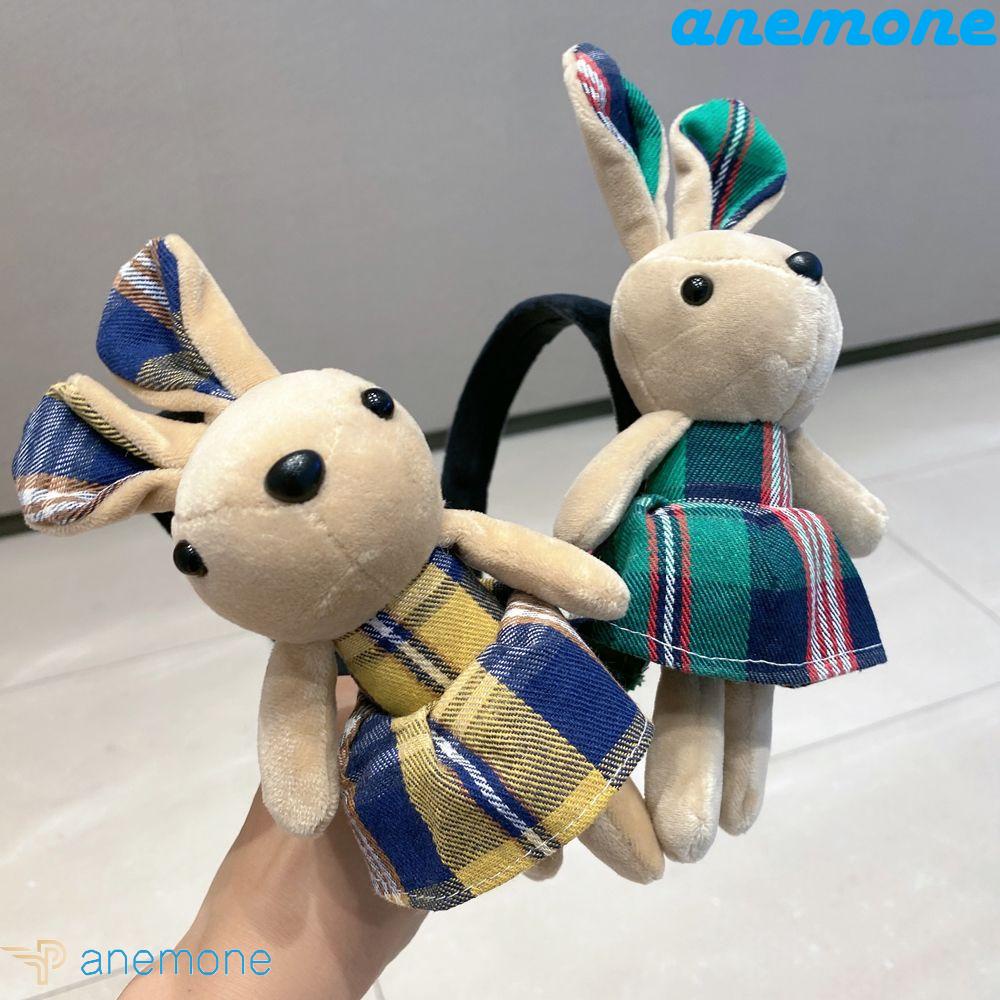 ANEMONE Băng Đô Cài Tóc Rửa Mặt Họa Tiết Động Vật Hoạt Hình Hợp Thời Trang Cho Nữ