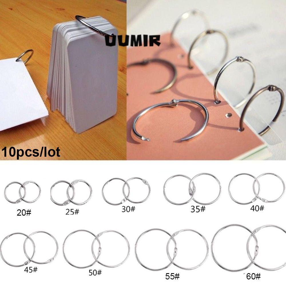 UUMIR Set 10 Kẹp Giấy Kim Loại Hình Chiếc Lá