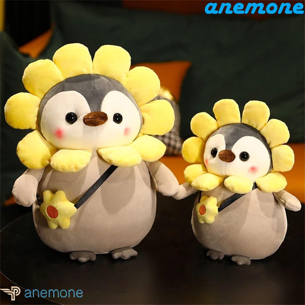 ANEMONE Chim Cánh Cụt Nhồi Bông Mềm Mại Dùng Để Trang Trí Phòng Bạn Gái