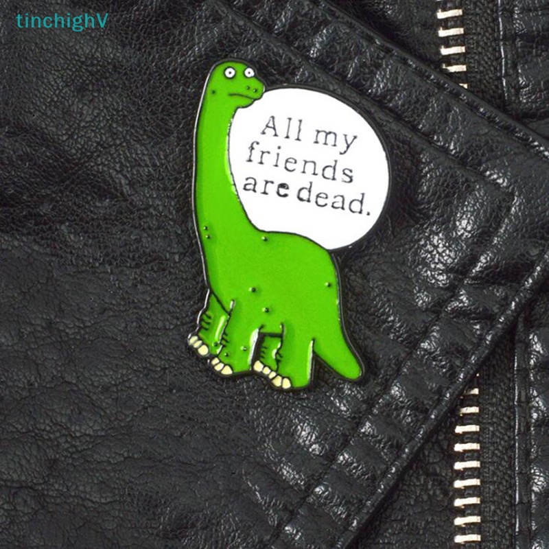 Ghim Cài Áo Kim Loại Hình Khủng Long Dễ Thương [Mới] [Mới]