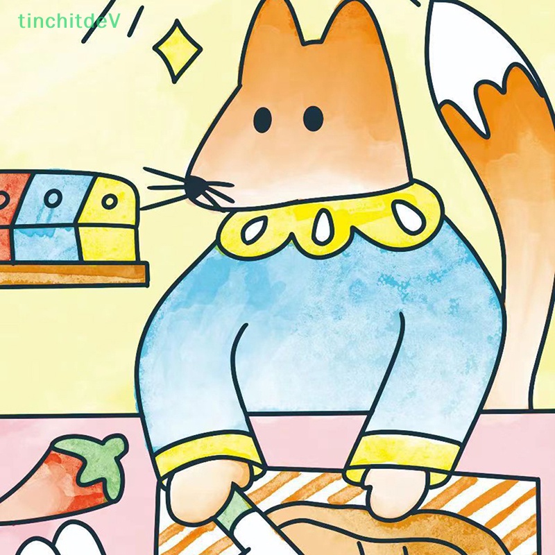 [TinchitdeV] 1 Set Sách Tô Màu Nước Với Dụng Cụ Sơn Di Động [Mới]