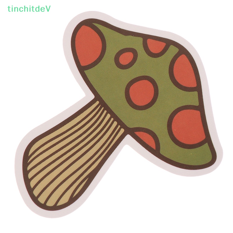 Bộ 50 Miếng Dán Hình Cây Nấm Dễ Thương Dùng Trang Trí Ván Trượt / Laptop / Điện Thoại / Xe Hơi