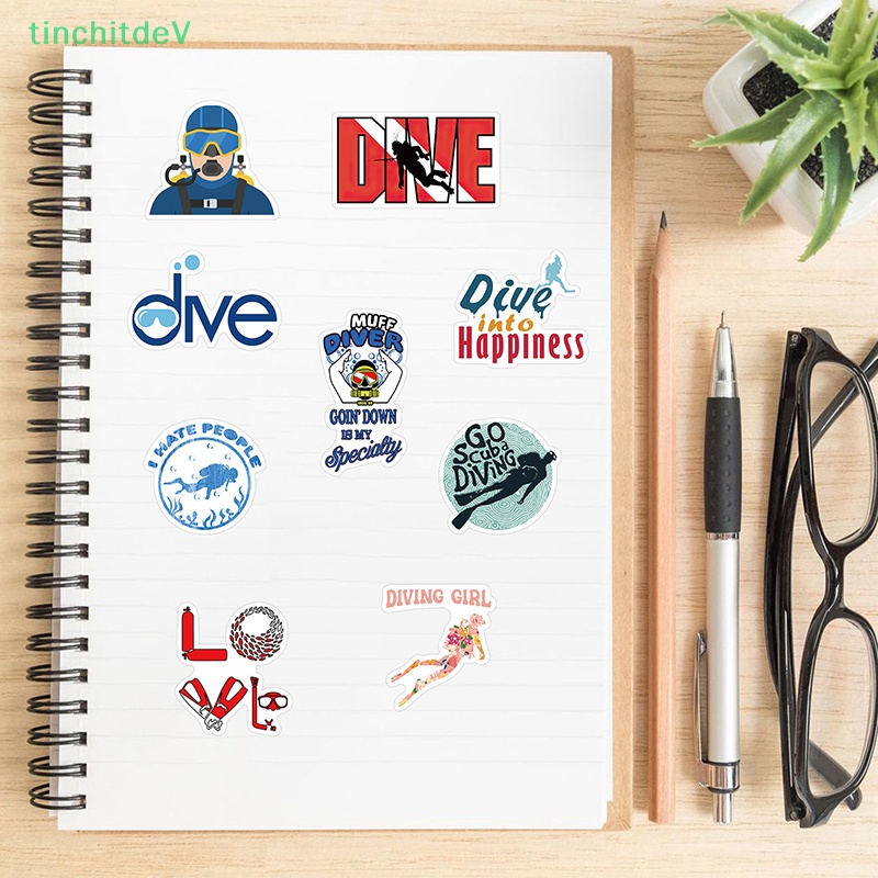 [TinchitdeV] Set 50 Nhãn Dán Graffiti Mùa Hè Mát Mẻ Trang Trí Laptop Hành Lý Ván Trượt Xe Hơi [Mới]