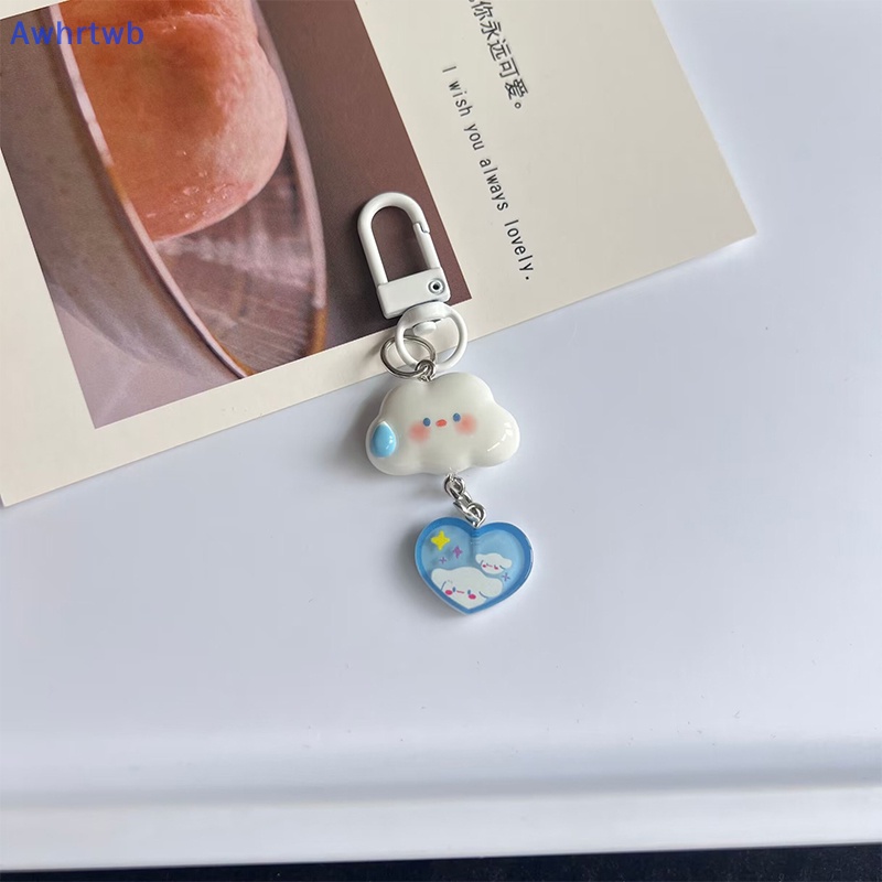 Móc Khóa Hình Đám Mây Hoạt Hình Dễ Thương Bằng Nhựa Resin Mới