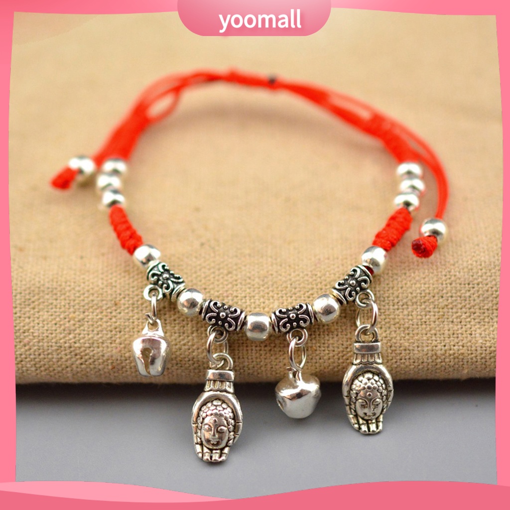 Vòng Đeo Tay Chuỗi Hạt Hình Bắp / Ngựa / Voi Bằng Cotton Thời Trang Năm Mới