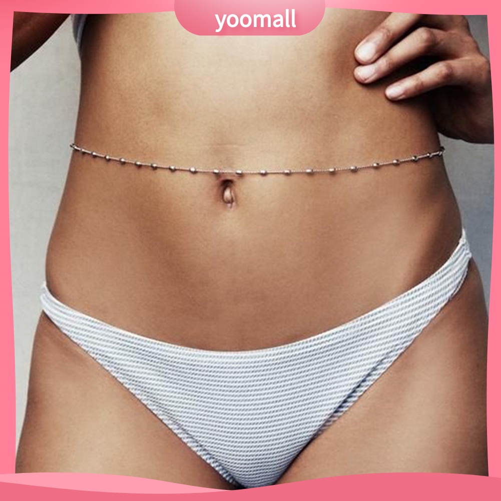 [YM] Vòng cổ Đeo Hông Đính Hạt Đơn Giản Cho Nữ Mặc Bikini