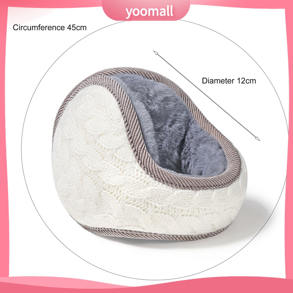 Chụp Tai Dệt Kim Dày Dặn Gọn Nhẹ Giữ Ấm Tai Có Thể Gập Gọn Cho Hoạt Động Ngoài Trời