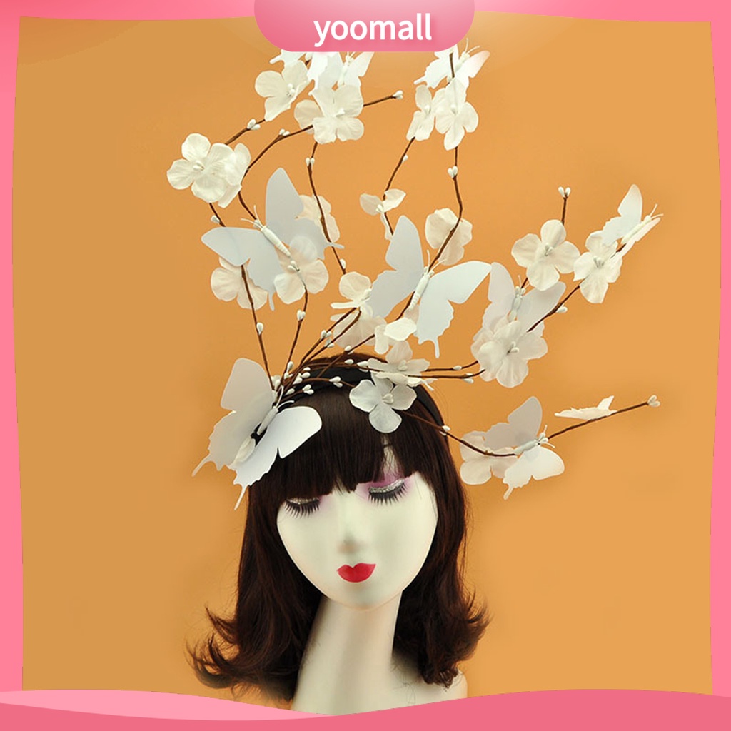 Cài Tóc Hình Bướm Ba Chiều Bằng Nhựa Sáng Tạo