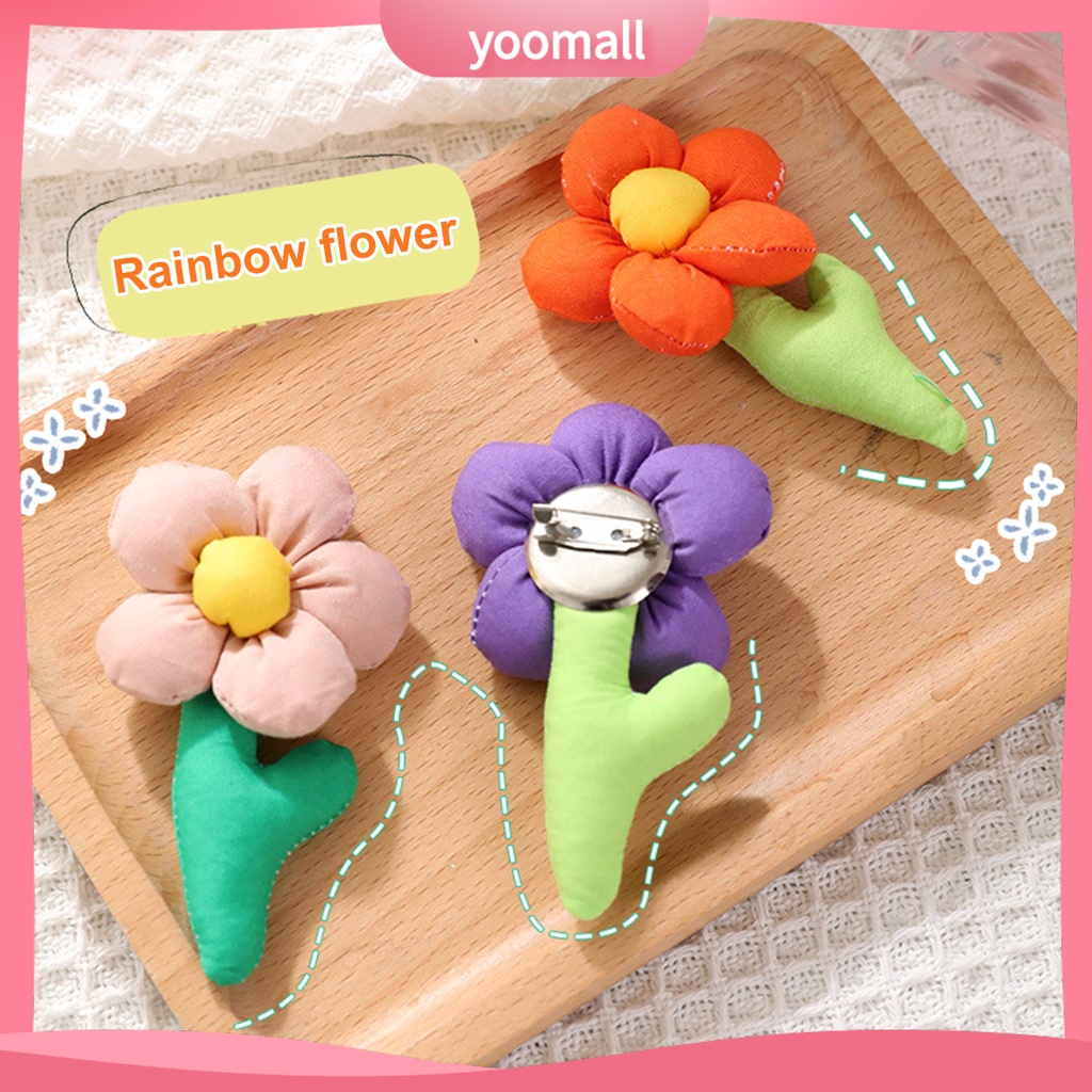 Kẹp Tóc Vải Siêu Mềm Đa Năng Dùng Làm Quà Tặng Sinh Nhật / Trang Trí Túi Xách