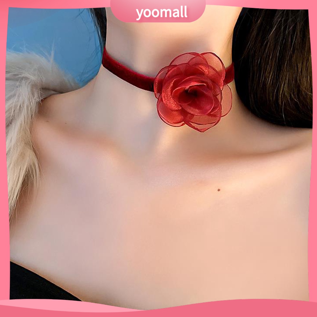 [YM] Vòng Cổ Choker Dây Ruy Băng Dài Siêu Dài Màu Trơn Có Thể Điều Chỉnh Khóa Tôm Hùm Cho Nữ