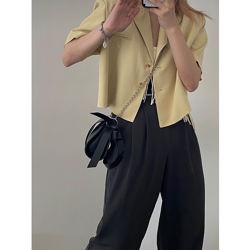 Túi Đeo Chéo Màu Đen Dễ Phối Đồ Hợp Thời Trang