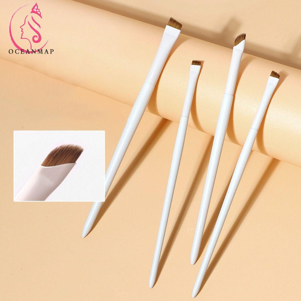 OCEANMAP Cọ Trang Điểm Mắt Đầu Dẹt Bằng Sợi Micro Siêu Mỏng