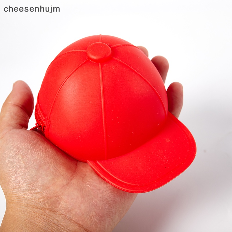 Ví Đựng Tiền Xu Mini Bằng Silicon Màu Kẹo Ngọt Kiểu Nón Cs Cho Nữ