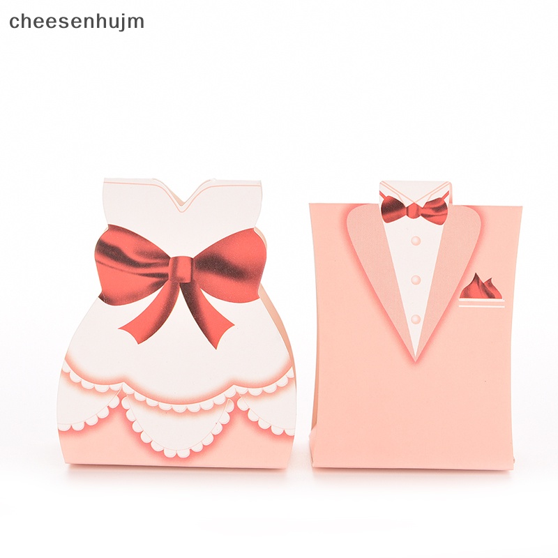 Set 100 Hộp Đựng Kẹo Cưới Thiết Kế Hoạt Hình Dễ Thương