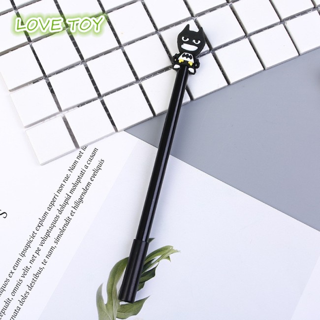 Bút Mực Gel Ngòi 0.5mm Tạo Hình Siêu Anh Hùng Dễ Thương