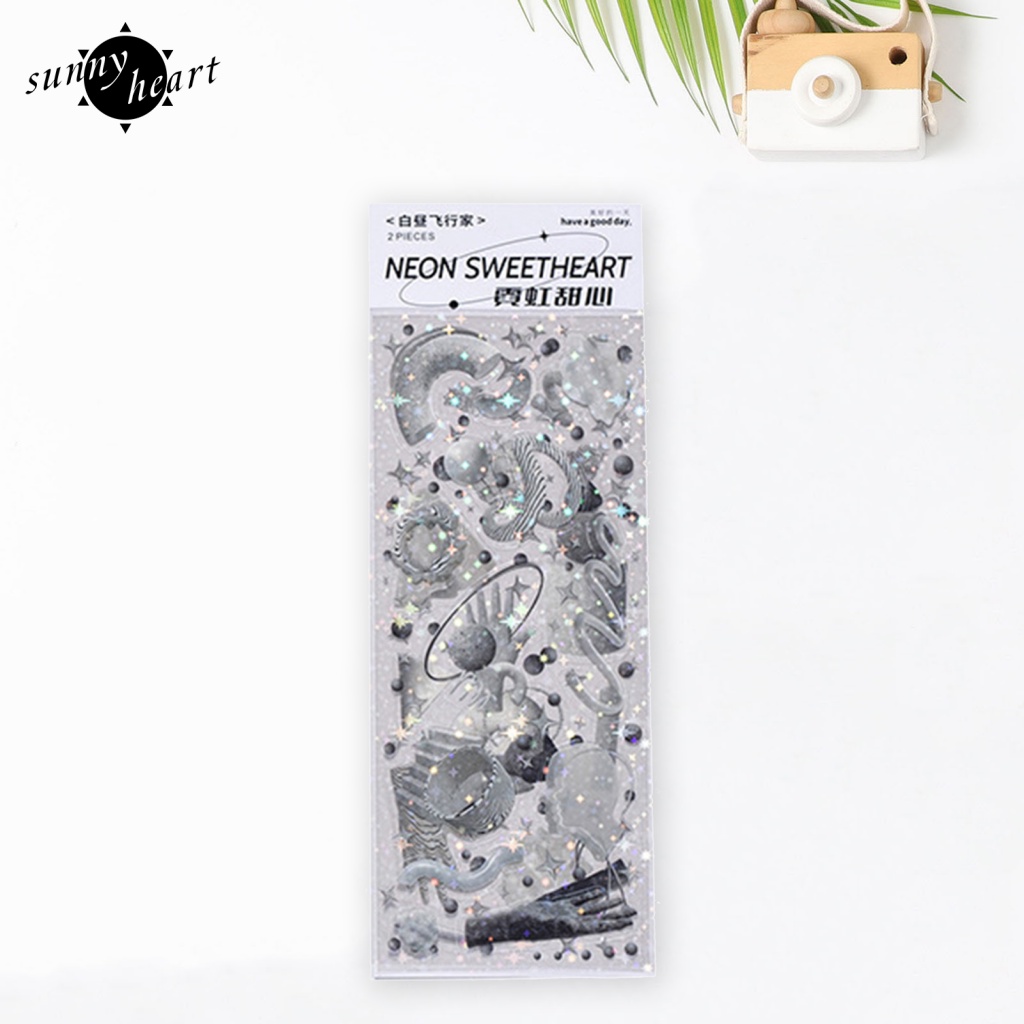 Bộ 4 Tấm Dán Trang Trí In Chữ sunnyheart Dễ Thương