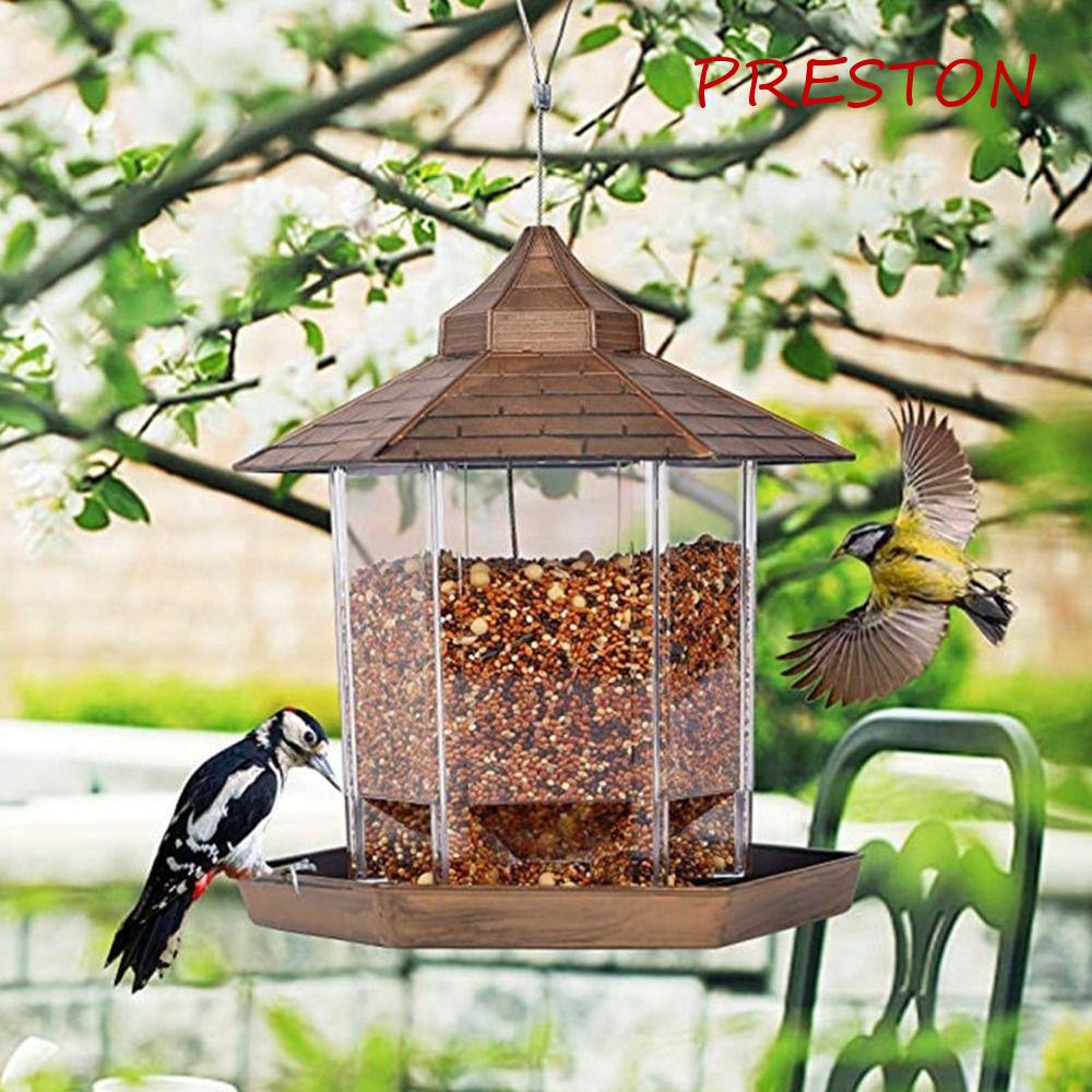 PRESTON Dụng Cụ Cho Chim Ăn Chống Thấm Nước Treo Sân Vườn Tiện Dụng