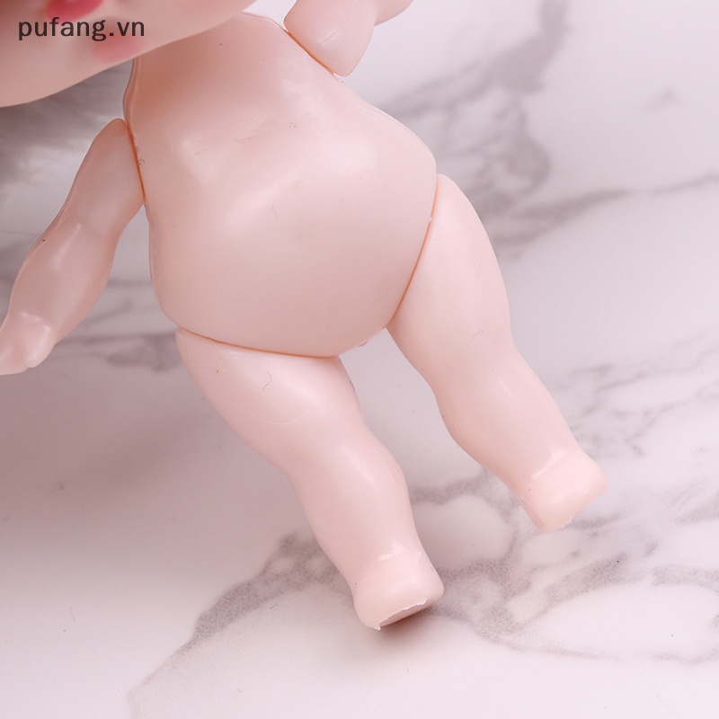 Pufang new mini 8.8cm doll cute face girl doll nude body dolls diy toys gift for girls vn