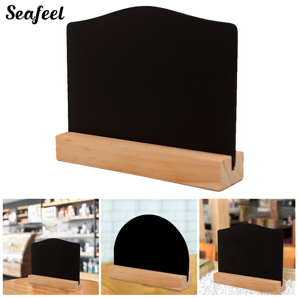 Set 6 Bảng Ghi Chú Hai Mặt Có Thể Xóa Được Tiện Dụng Cho Quán Cà Phê / Cửa Hàng