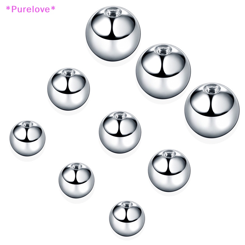 Set 50 Khuyên Xỏ Lông Mày Bằng Thép Không Gỉ Cá Tính Mới