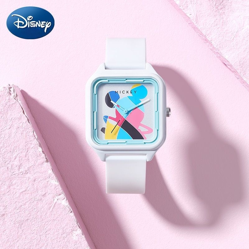 Đồng Hồ Quartz Chống Thấm Nước In Hình Chuột Mickey Disney