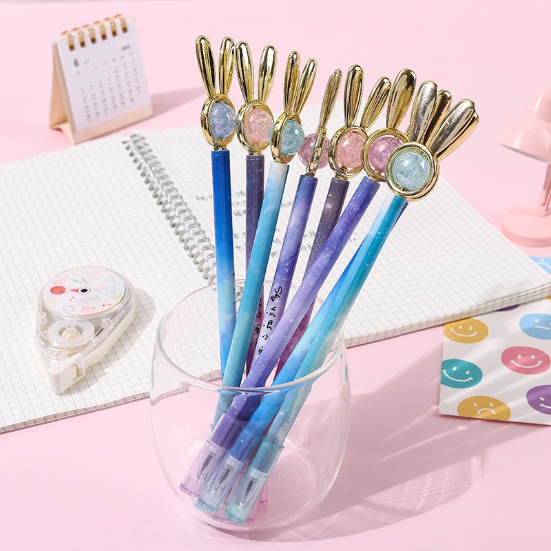 Bút Mực Gel Hình Thỏ Hoạt Hình Kiểu Hàn Quốc Sáng Tạo 1K rẻ