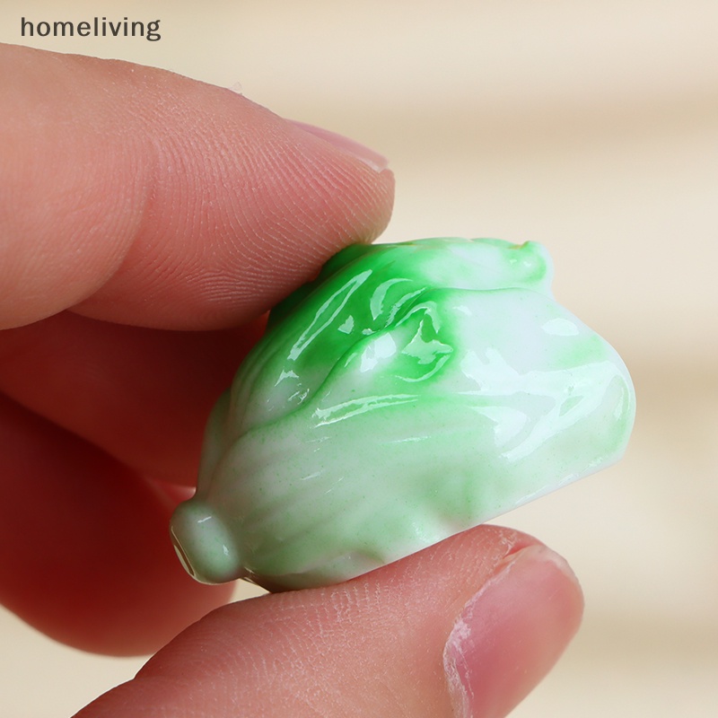 Set 2 Phụ Kiện Trang Trí Phong Cảnh diy Hình Rau Củ Quả Bằng Nhựa resin Dễ Thương