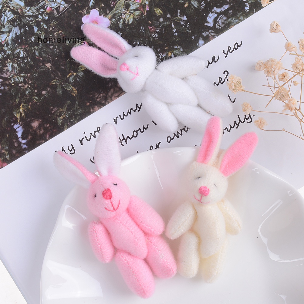 Thỏ Nhồi Bông Mini 6cm Dễ Thương Cho Bé