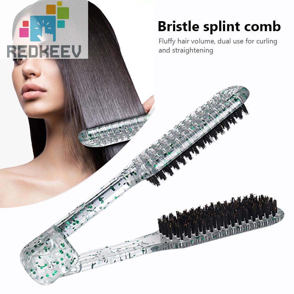 Lược Kẹp Chữ V Tạo Kiểu Tóc Không Đau Tiện Dụng