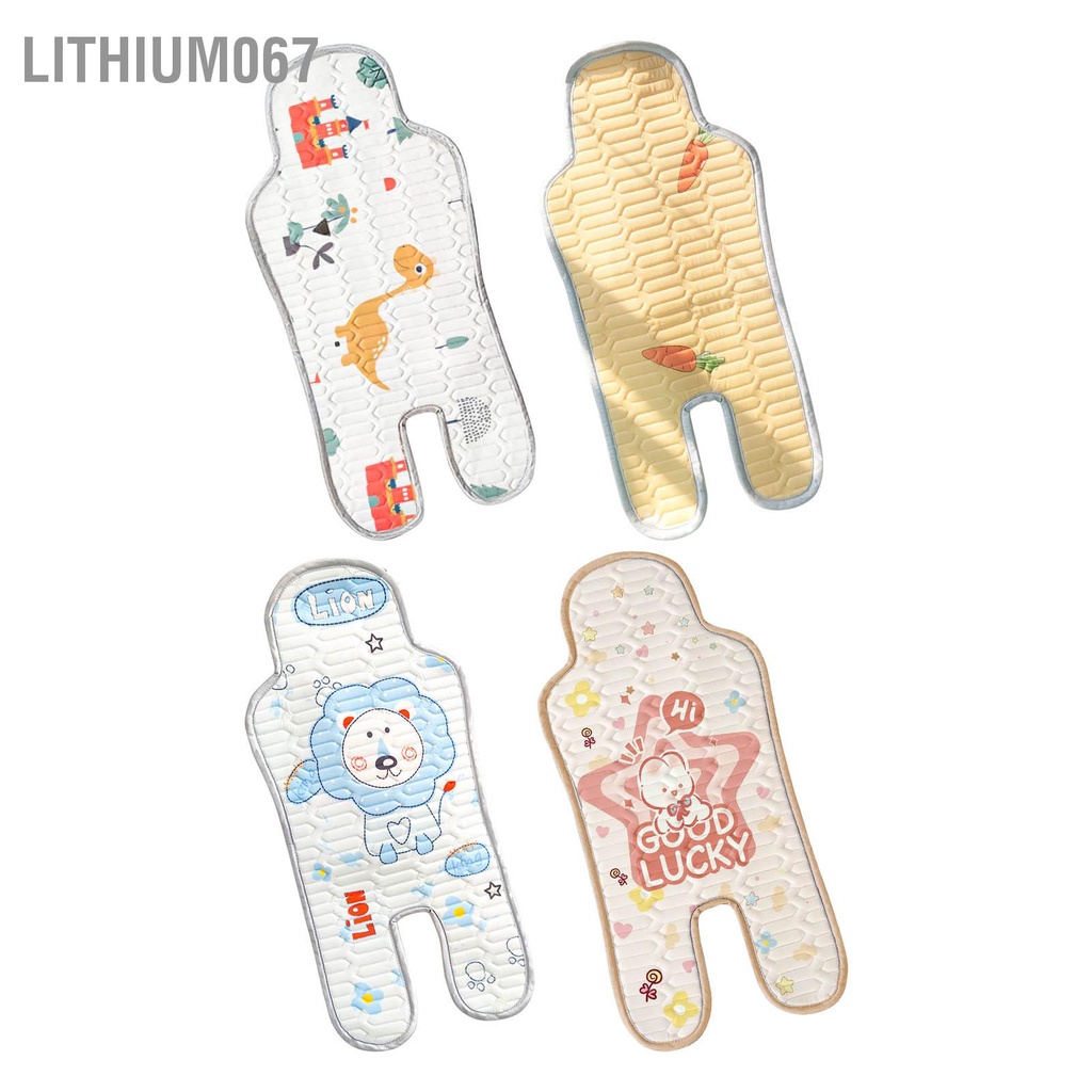Lithium067 Đệm lót làm mát ành cho xe đẩy em bé - Đệm Làm Mát Ô Tô Cho Bé Họa Tiết Hoạt Hình Đa Năng Thoáng Khí Trẻ Em Mùa Hè