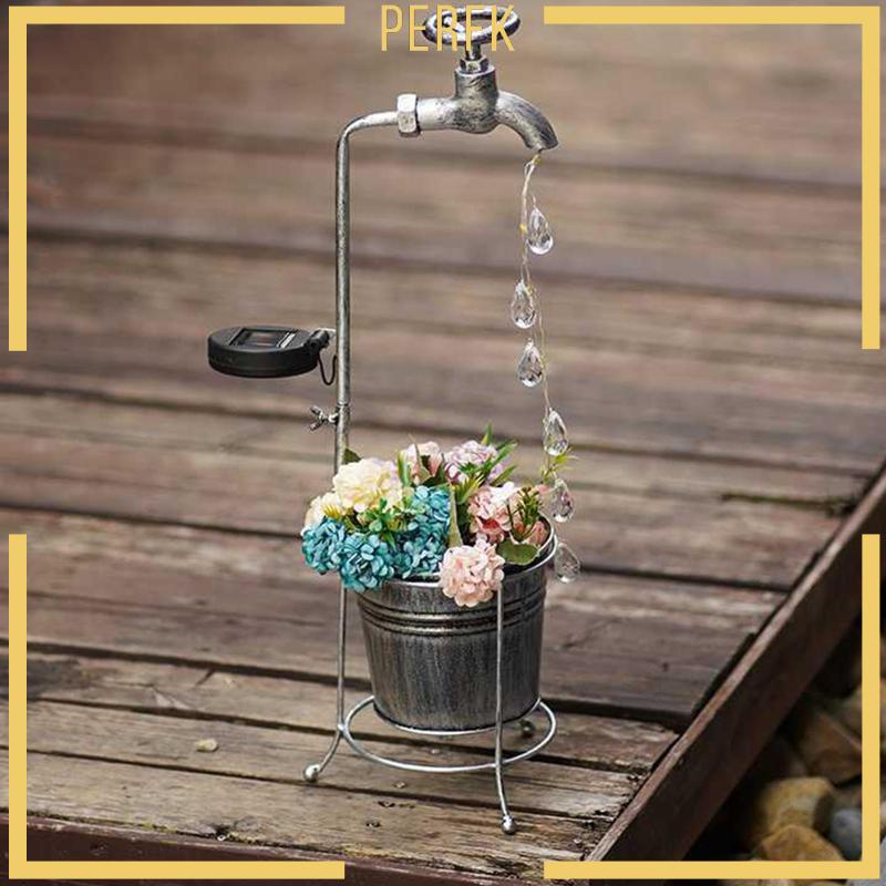 Đèn Lối Đi Bằng Sắt Bền Chống Nước Sử Dụng Năng Lượng Mặt Trời Cổ Điển Trang Trí Nhà Cửa / Lối Đi / Ban Công /