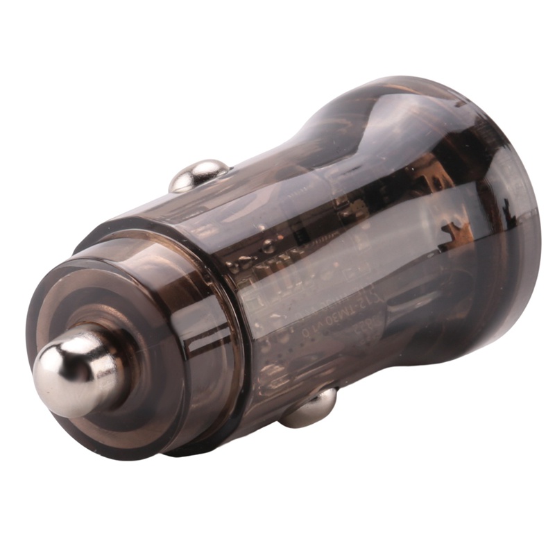 Cốc Sạc Nhanh Qc4.0 Qc3.0 Qc Scp 3A Pd Type C 30W USB Trong Suốt Cho Xe Hơi