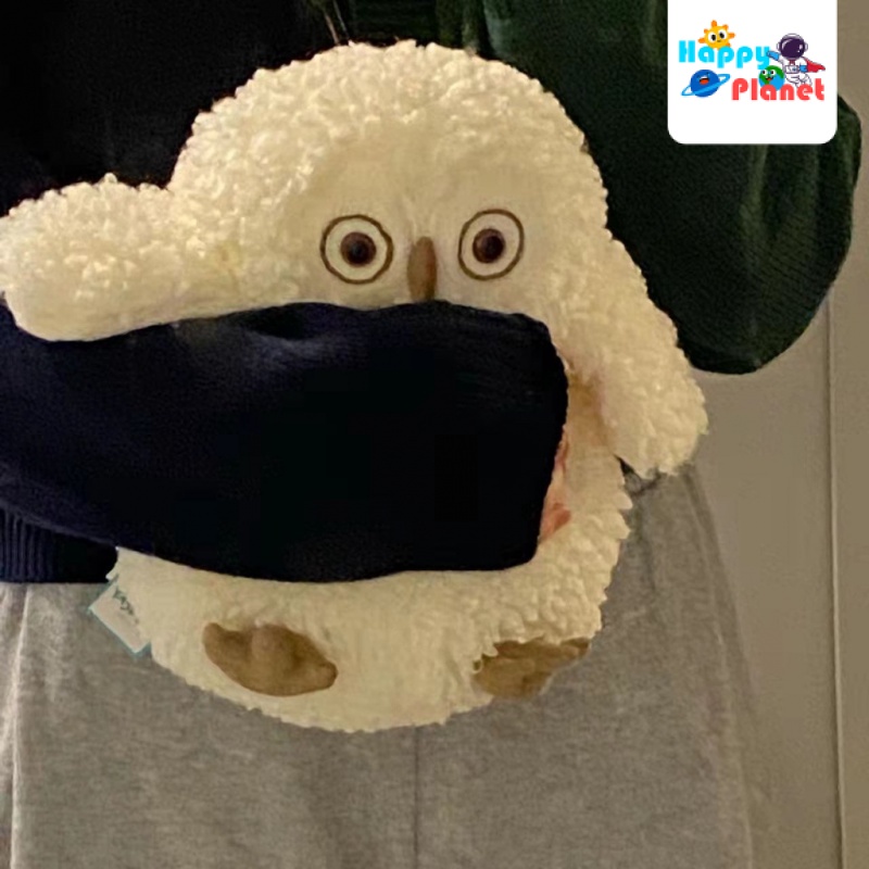 Thú Nhồi Bông Hình Cú Mèo Siêu Dễ Thương Thoải Mái Làm Quà Tặng Sinh Nhật Cho Bé Gái