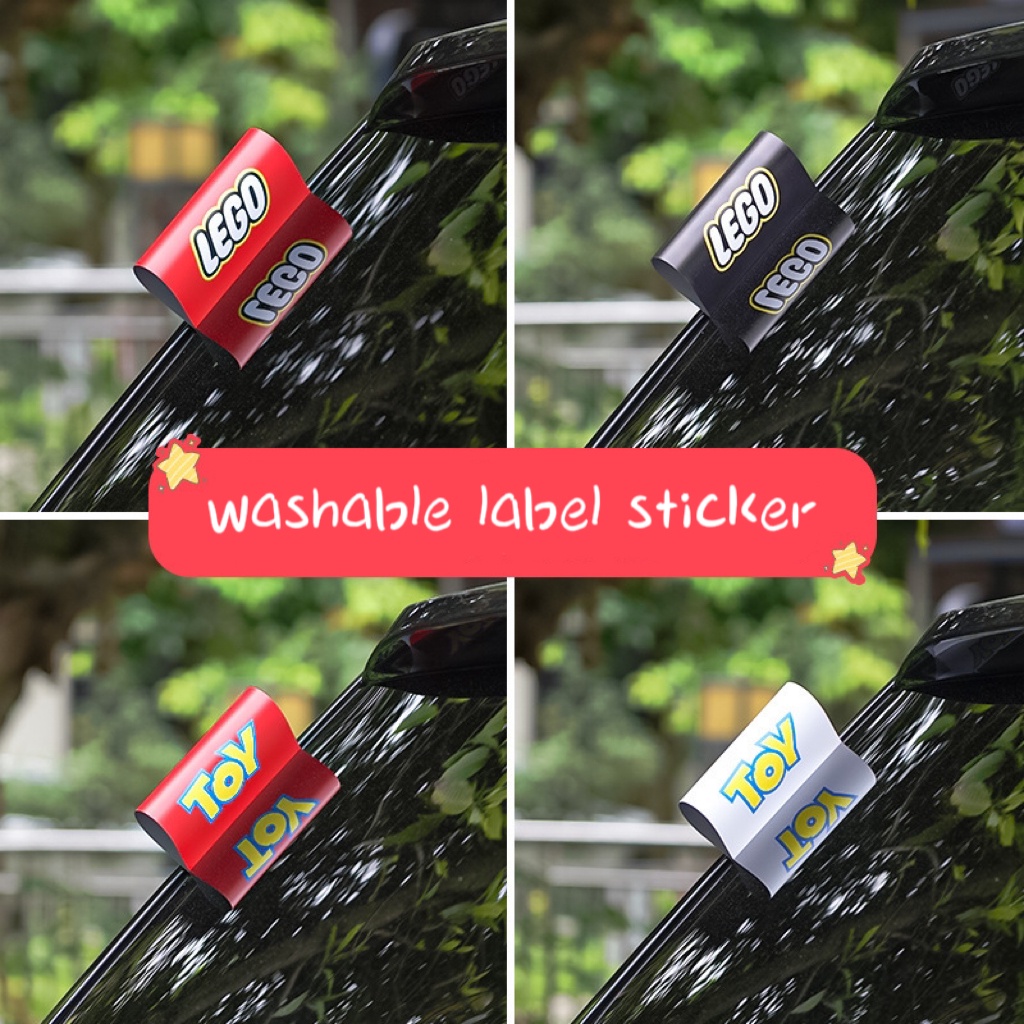 Miếng Dán Trang Trí Xe Hơi Hình Lego Sáng Tạo Độc Đáo