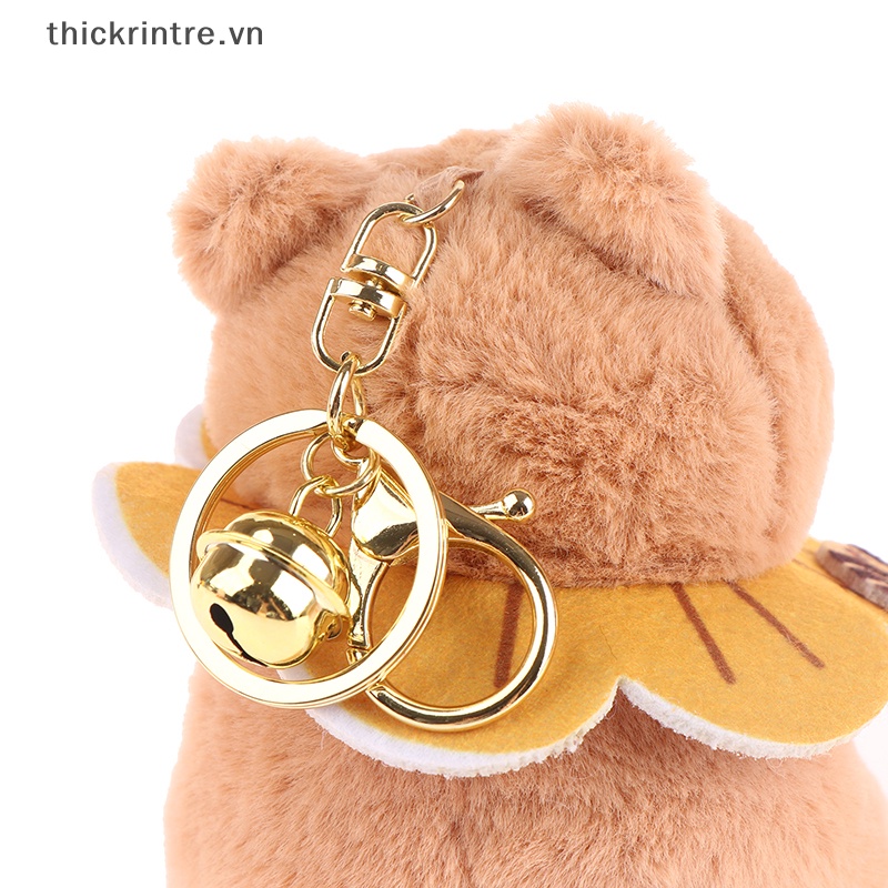 1 Móc Khóa Hình Hạt Đậu Phộng Gấu Bông Đáng Yêu