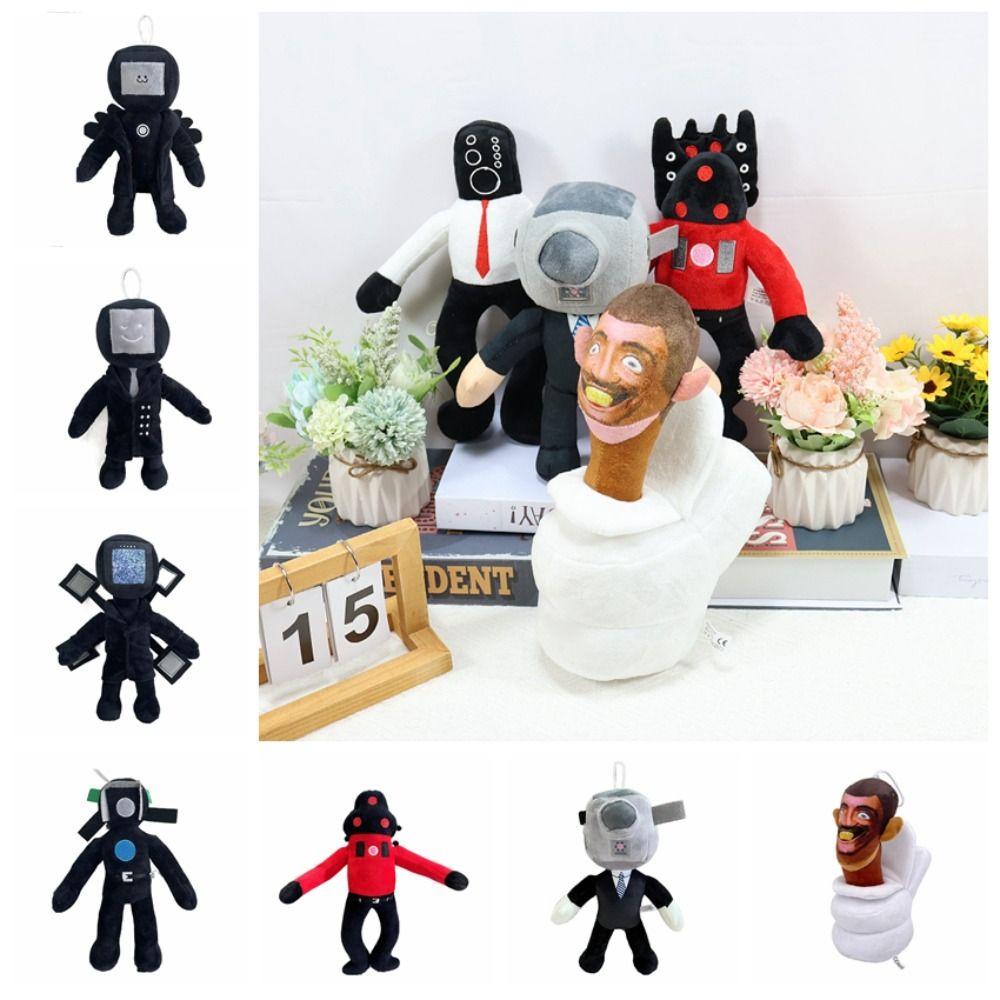 Mocho1 Búp Bê Nhồi Bông Hình Toilet Skibidi Vui Nhộn Mềm Mại