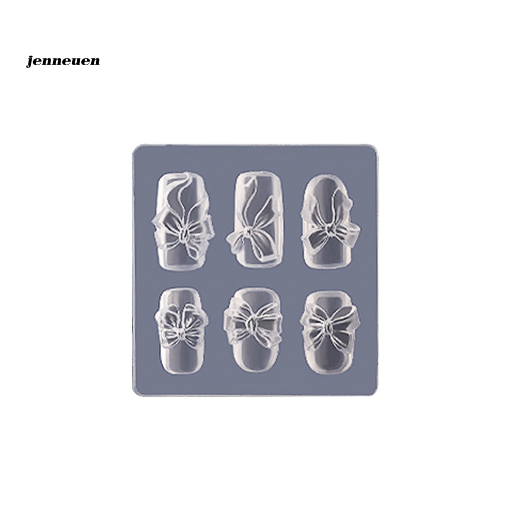 Khuôn Trang Trí Móng Hình Nơ 3D Trọng Lượng Nhẹ Dành Cho Bé Gái