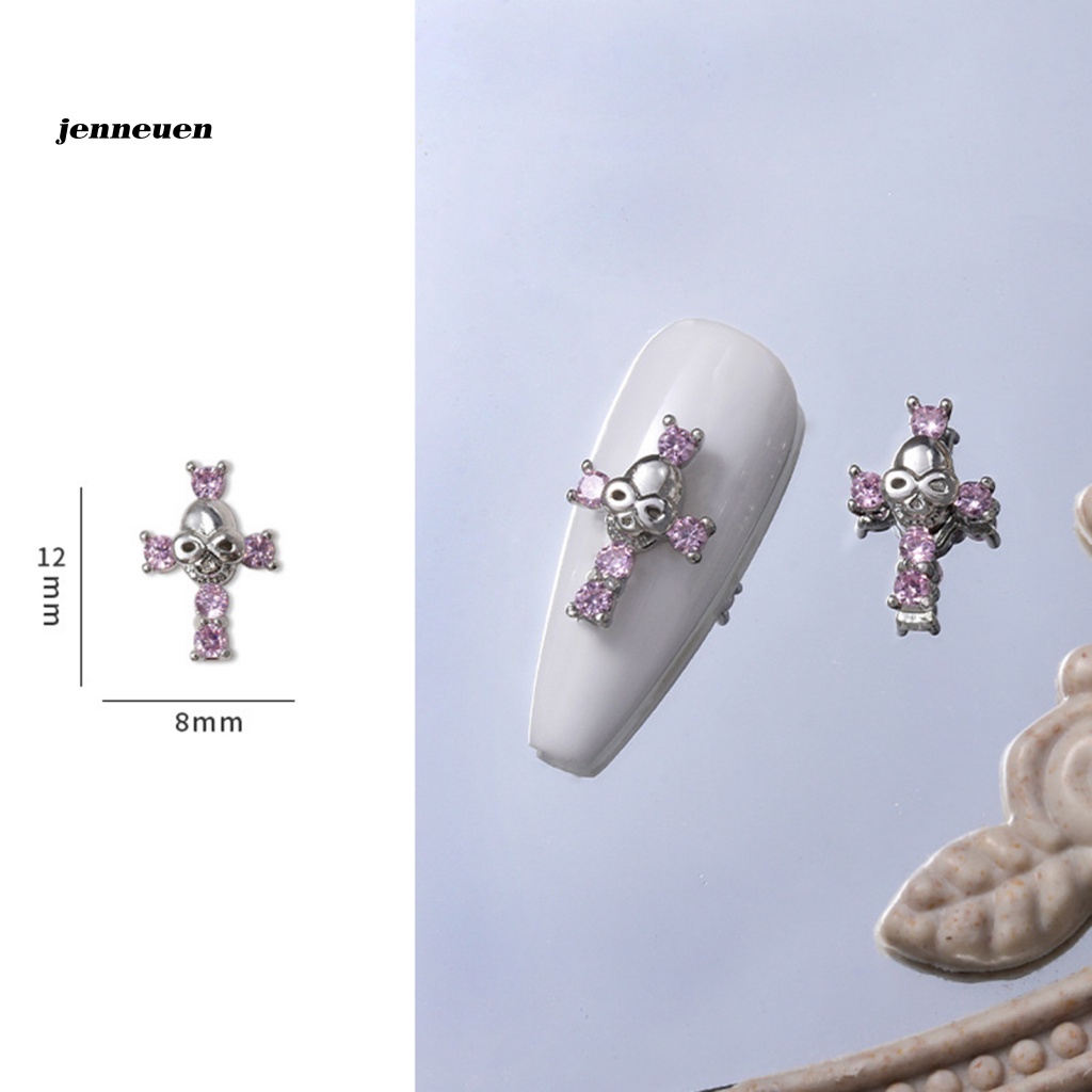 Phụ Kiện Trang Trí Điện Thoại Hình Chữ Thập 3D Đa Năng