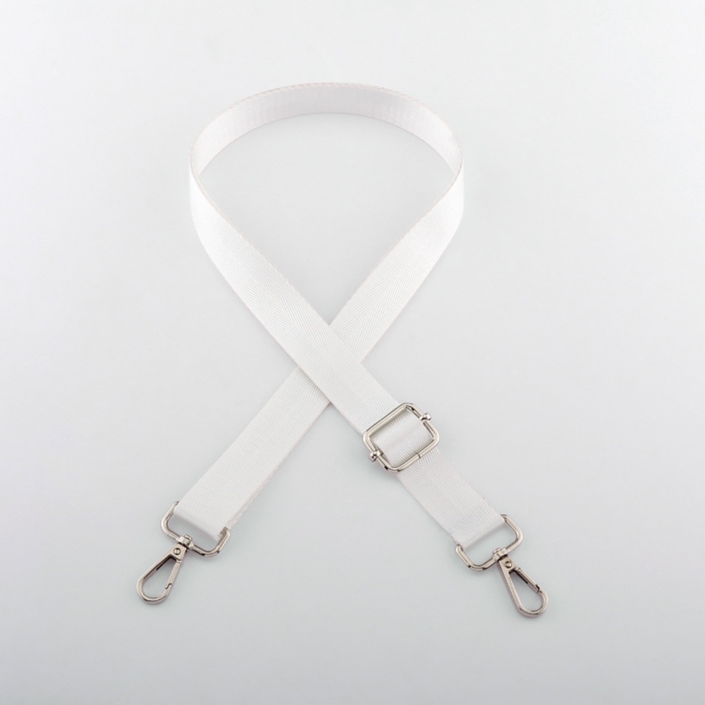 Dây Đeo Túi Xách Bản Rộng Bằng Nylon Có Khóa Kim Loại Màu Bạc Thời Trang