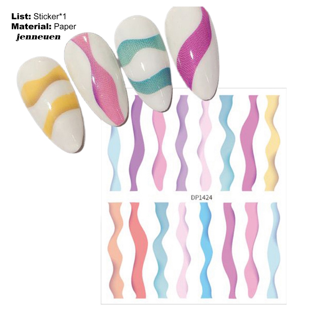 Miếng Dán Trang Trí Móng Tay Siêu Mỏng Họa Tiết Dập Nổi Xinh Xắn