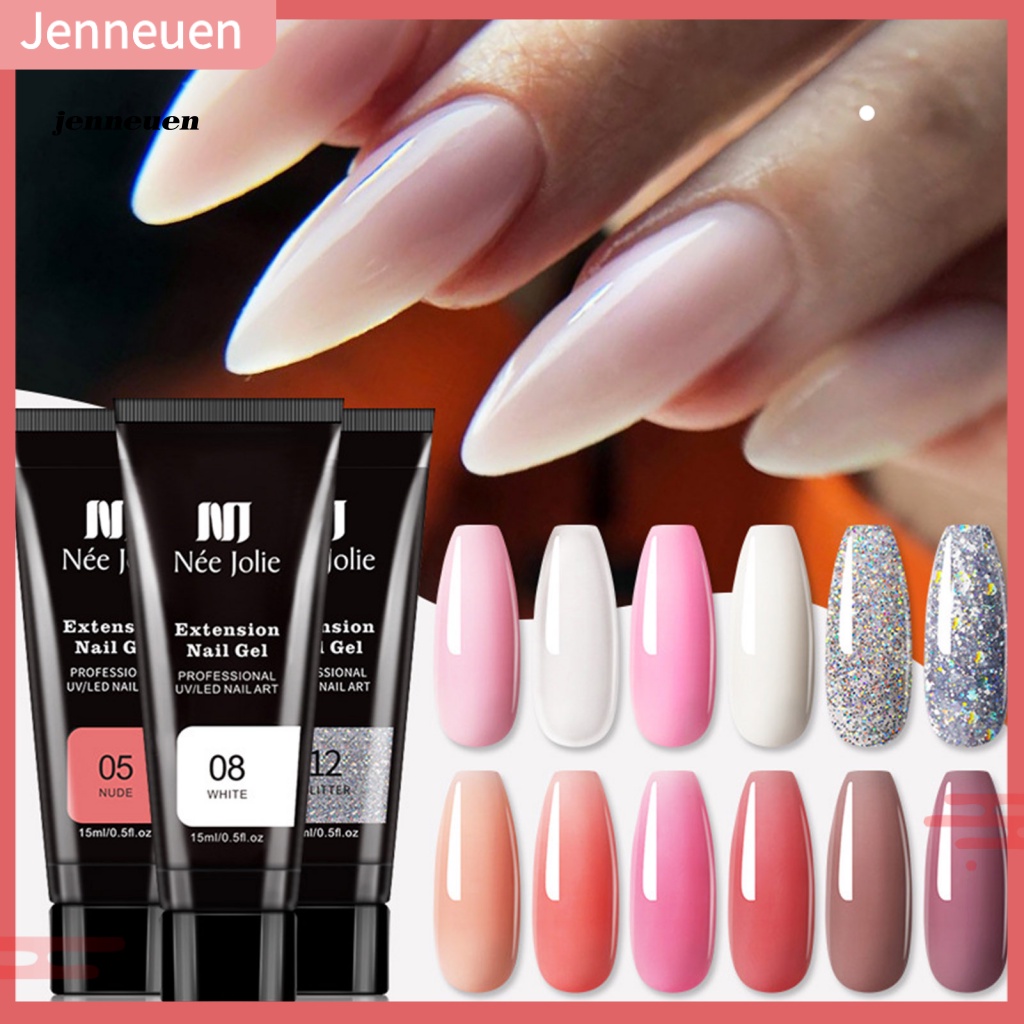 Gel UV Nối Dài Móng Tay Không Gây Kích Ứng 15ml