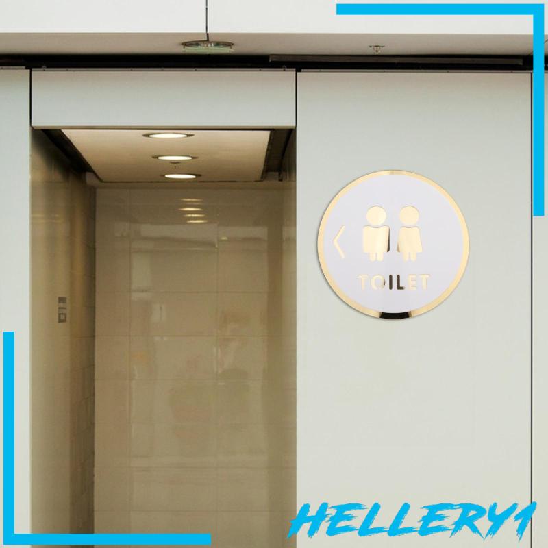 Hình Dán Toilet Nam Nữ Bằng Acrylic In Kí Hiệu Pictogram