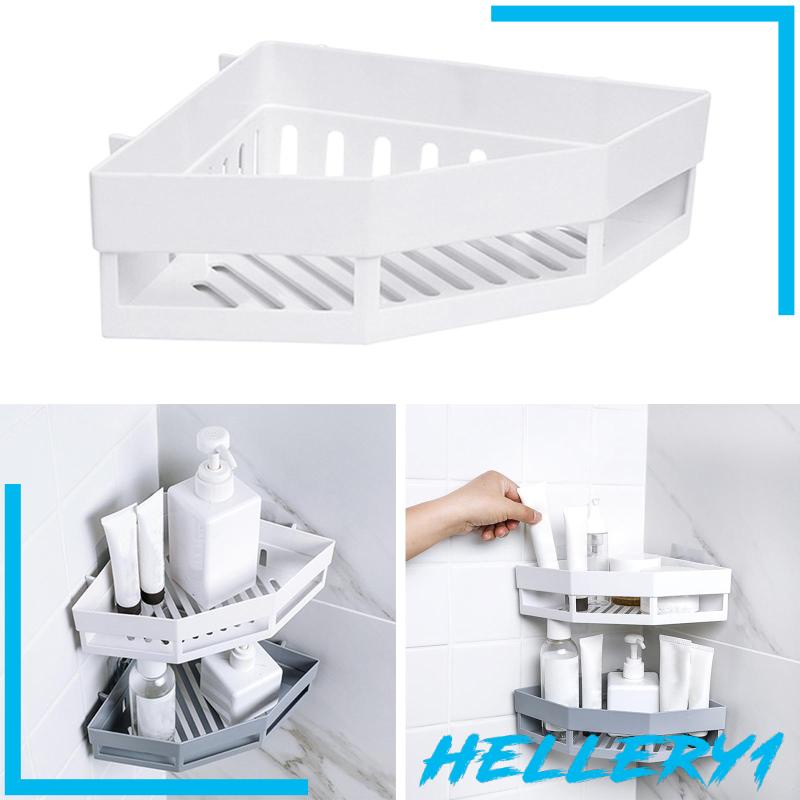 Giá Đỡ Đựng Dầu Gội Gắn Góc Tường Tiện Dụng Cho Phòng Tắm