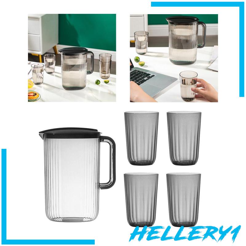 Bình Đựng Nước 4 Ngăn Dung Tích Lớn 2000ml Có Nắp Đậy Tiện Dụng