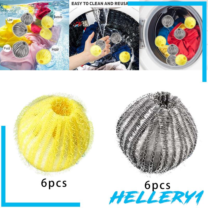 Set 6 Quả Bóng Loại Bỏ Lông Thú Cưng Trên Máy Giặt